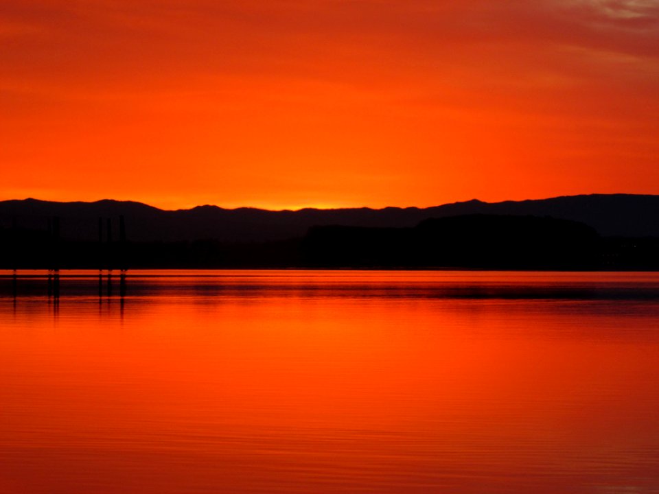 Sunrise at Columbia River