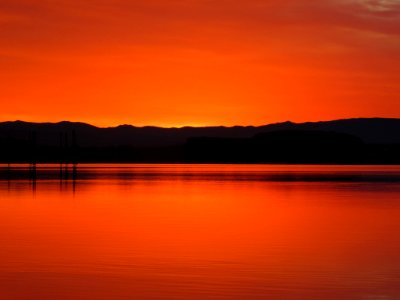 Sunrise at Columbia River