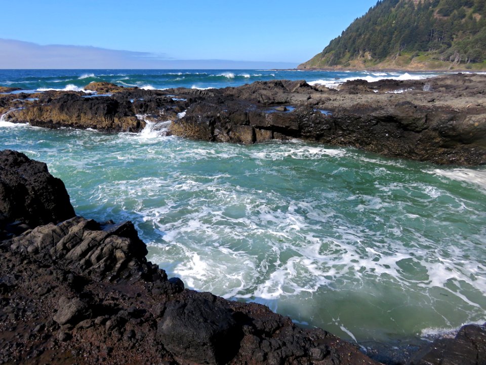 Good Fortune Cove at Cape Perpetua in Oregon