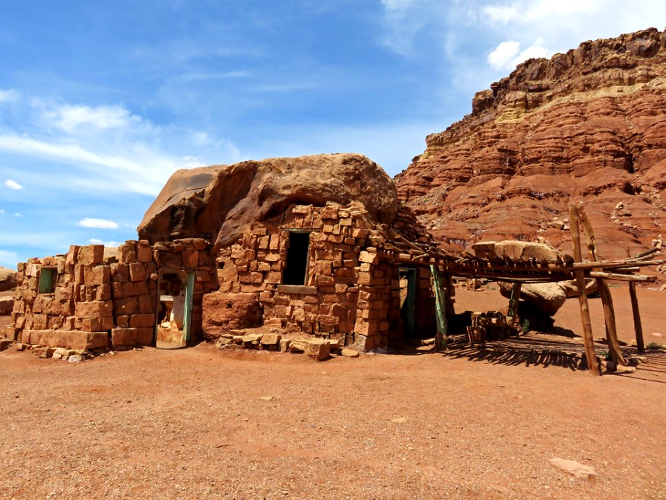 Navajo Stone House in Arizona