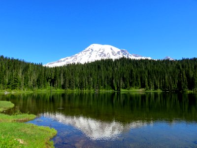 Reflection Lake at Mt. Rainier NP in Washington