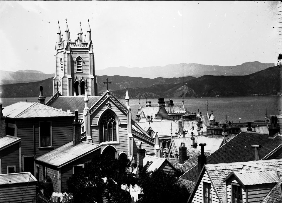 64; Saint Mary's Roman Catholic Cathedral, Hill Street , Thorndon - Circa 1890