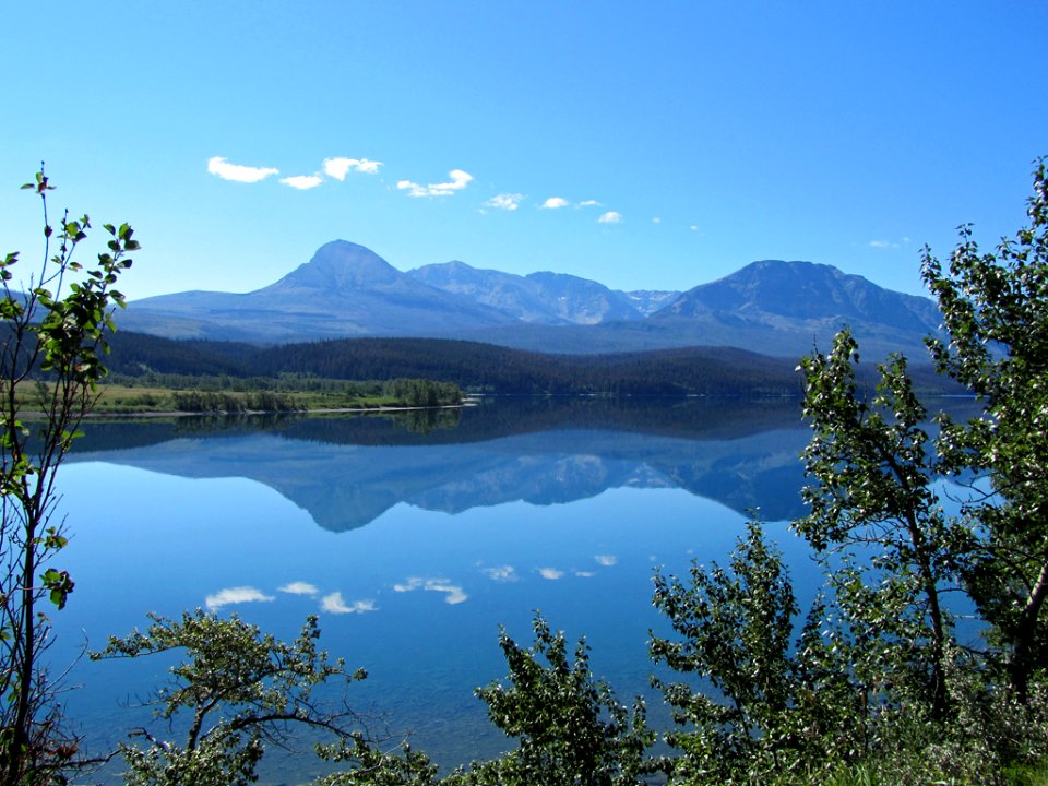 St. Mary Lake at Glacier NP in MT