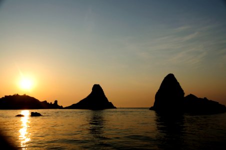 Islands of the Cyclops at Dawn Sicily Italy - Creative Commons by gnuckx