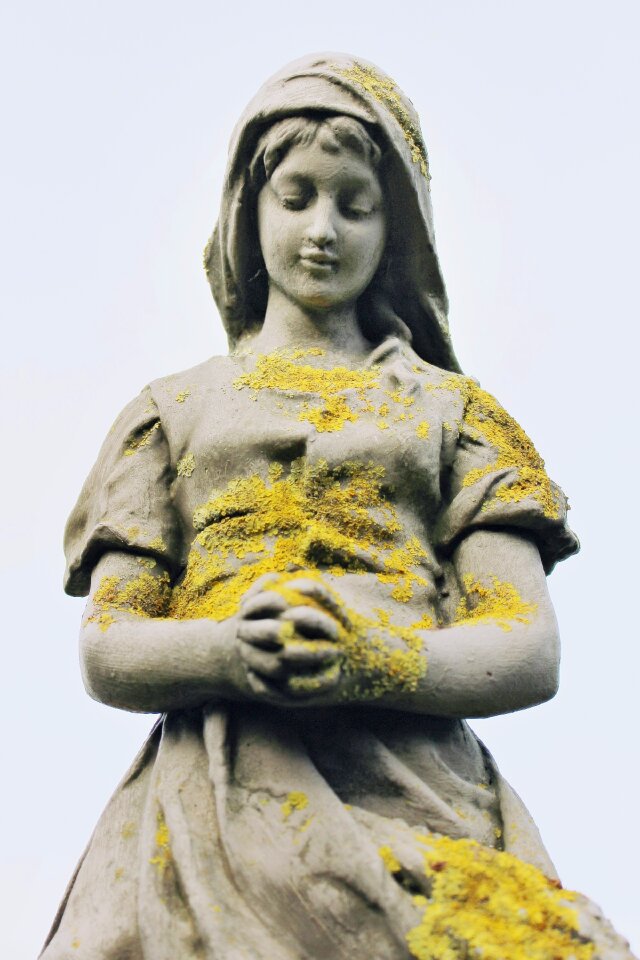 Woman face melancholic