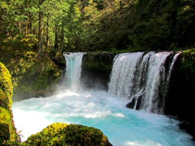Spirit Falls Trail on Little White Salmon River in WA