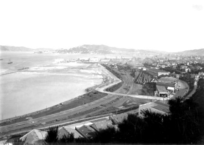 15; Elevated view of the Thorndon Railway Yard Reclamation - Circa 1930
