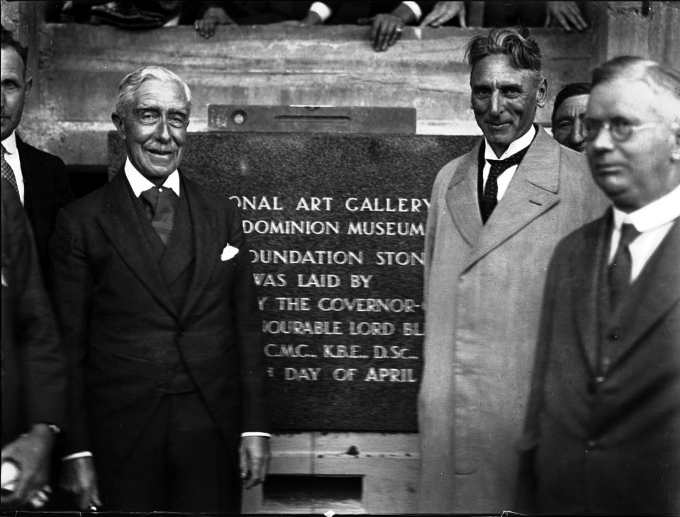 113; Laying of the foundation stone, National Art Gallery and Dominion Museum - 14 Apr 1934