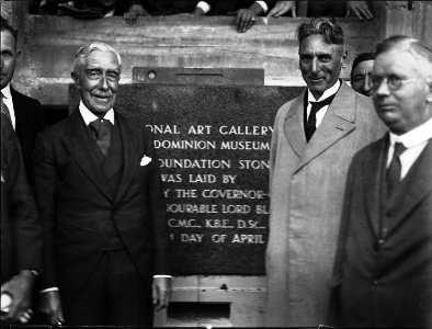 113; Laying of the foundation stone, National Art Gallery and Dominion Museum - 14 Apr 1934