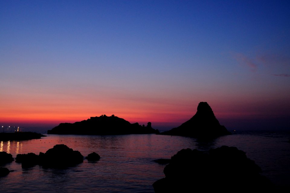 Islands of the Cyclops at Dawn Sicily Italy - Creative Commons by gnuckx