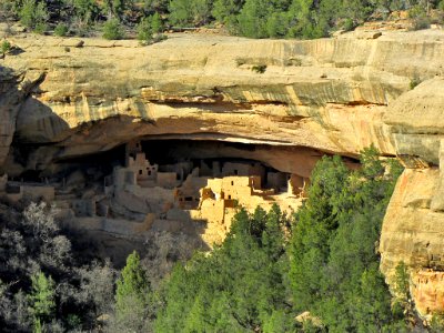Cliff Palace at Mesa Verda NP in CO