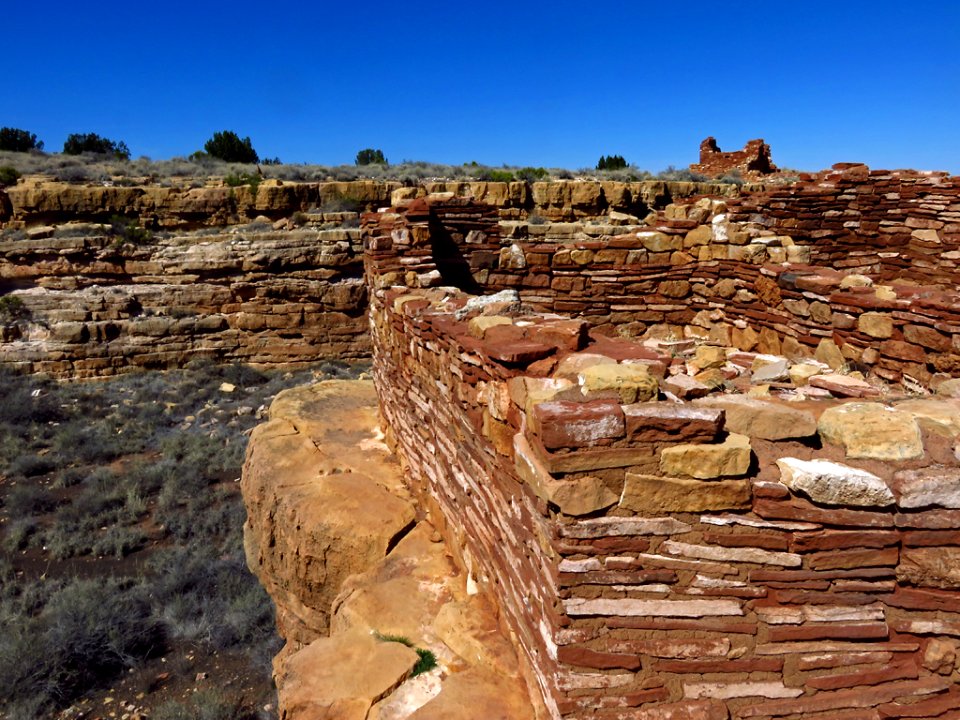 Lomaki Pueblo Ruin at Wupatki NM in AZ