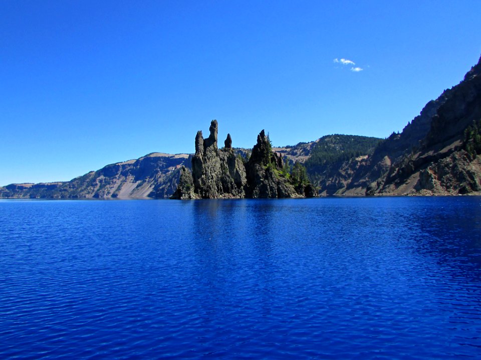 Phantom Ship at Crater Lake NP in OR
