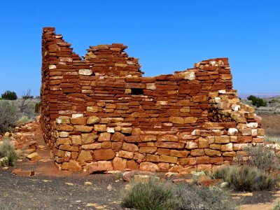 Lomaki Pueblo Ruin at Wupatki NM in AZ