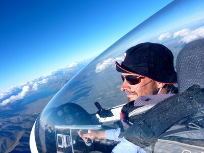 View flying cockpit photo