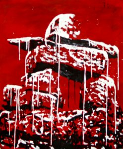 Red Inukshuk