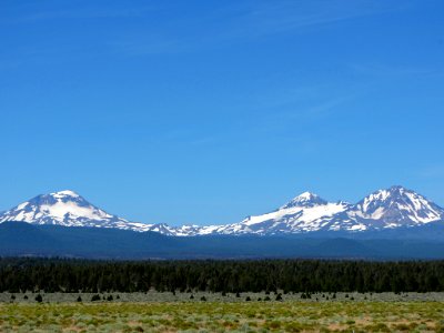 Three Sisters in Central Oregon