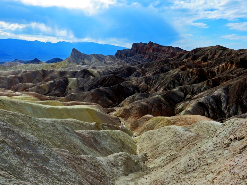 Zabriskie Point at Death Valley NP