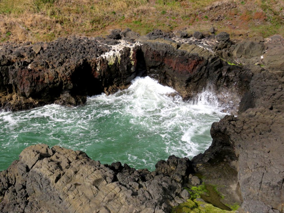 Devil's Churn at Cape Perpetua in Oregon