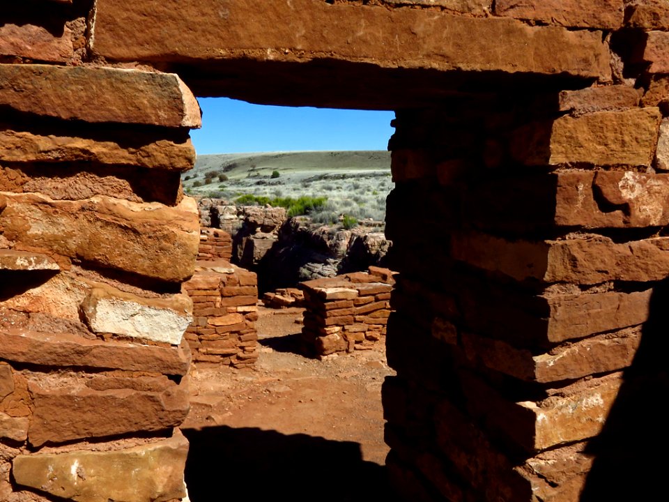 Lomaki Pueblo Ruin at Wupatki NM in AZ