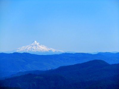 View of Mt. Hood from Windy Ridge in Washington