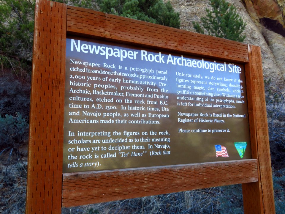 Petrogylphs at Canyonlands NP in Utah