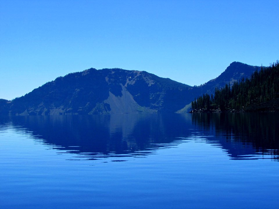 Boat Ride at Crater Lake NP in OR photo