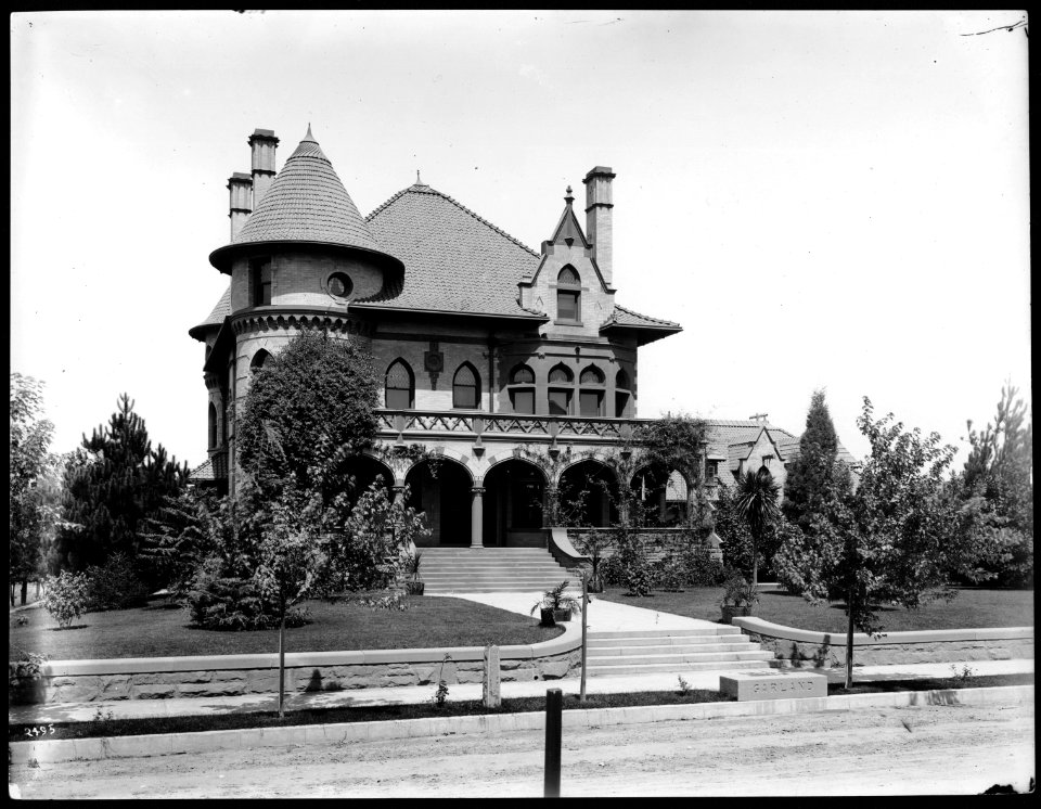 William Garland residence at Eighth Street and Westlake Avenue, ca.1880-1910 (CHS-2495)