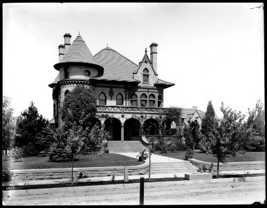 William Garland residence at Eighth Street and Westlake Avenue, ca.1880-1910 (CHS-2495) photo