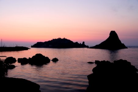 Islands of the Cyclops at Dawn Sicily Italy - Creative Commons by gnuckx