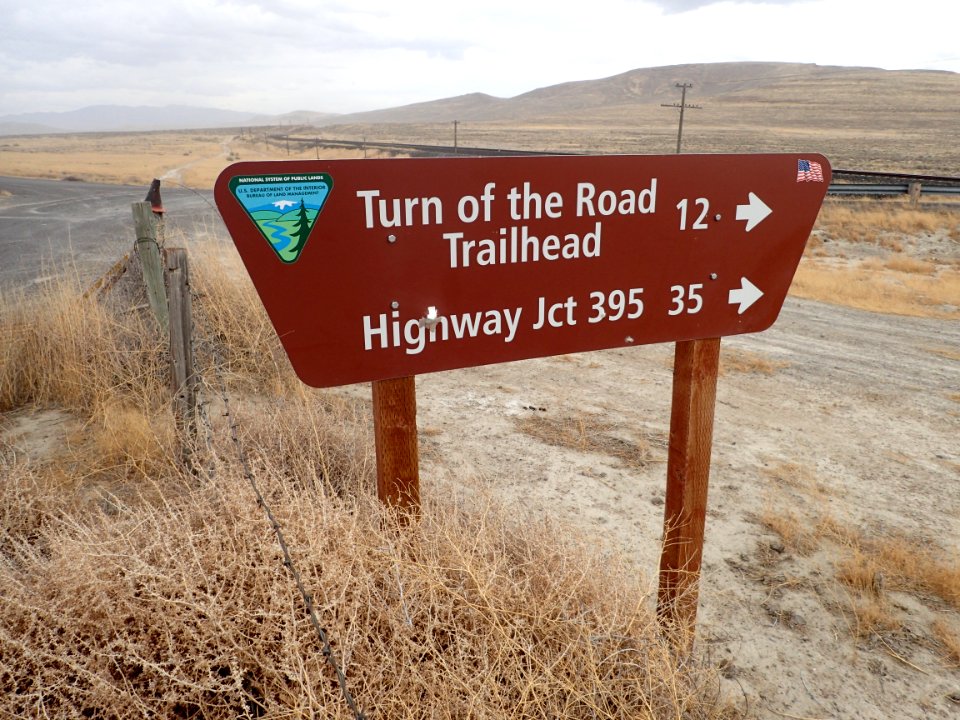 Sign in Dry Valley OHV Area