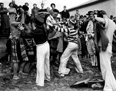 88; Re enactment of Captain Cook landing at Petone - 1939