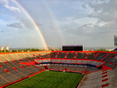 Rainbow Over The Swamp Gainesville, Florida photo