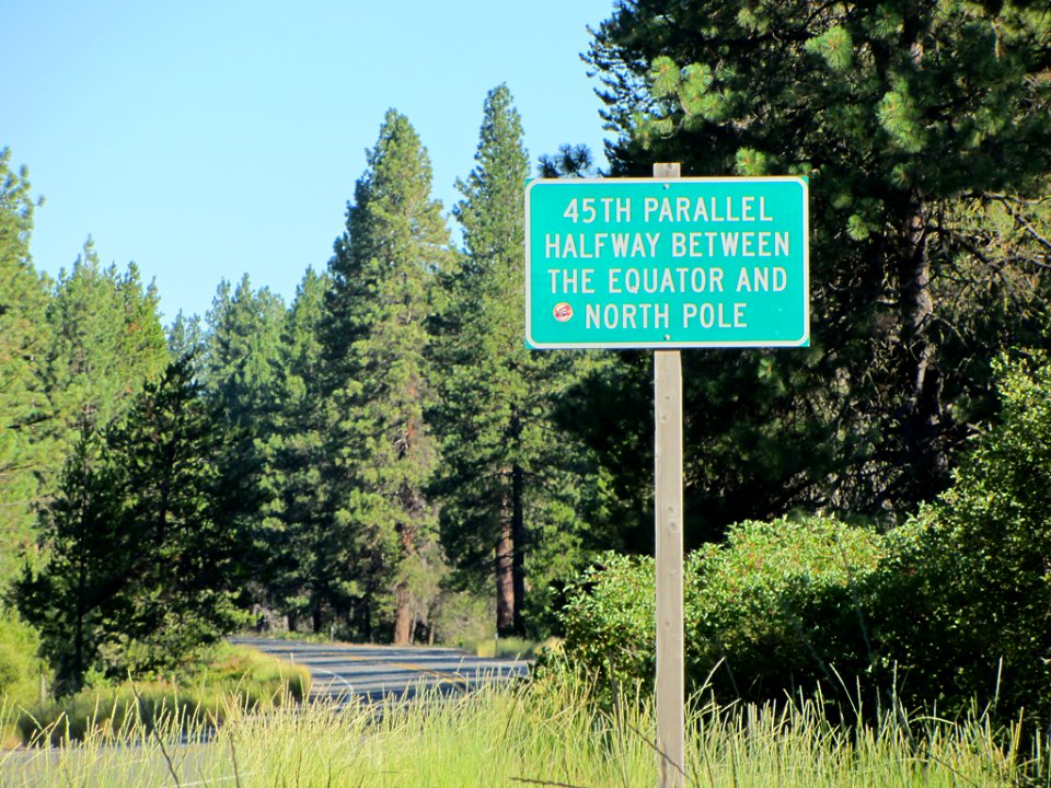 45th Parallel in Central Oregon