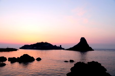Islands of the Cyclops at Dawn Sicily Italy - Creative Commons by gnuckx