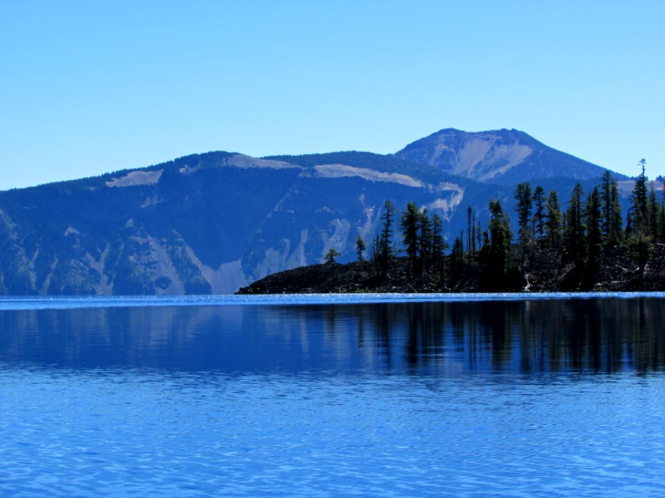 Boat Ride at Crater Lake NP in OR photo