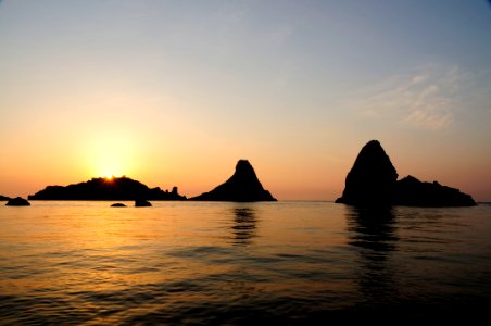 Islands of the Cyclops at Dawn Sicily Italy - Creative Commons by gnuckx