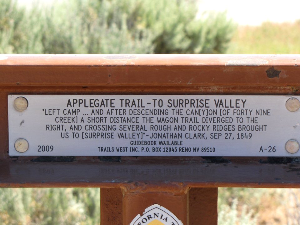 Surprise Valley Barrel Springs Back-Country Byway