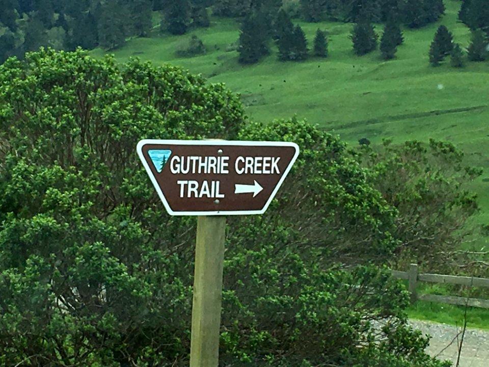 Signs at Lost Coast Headlands