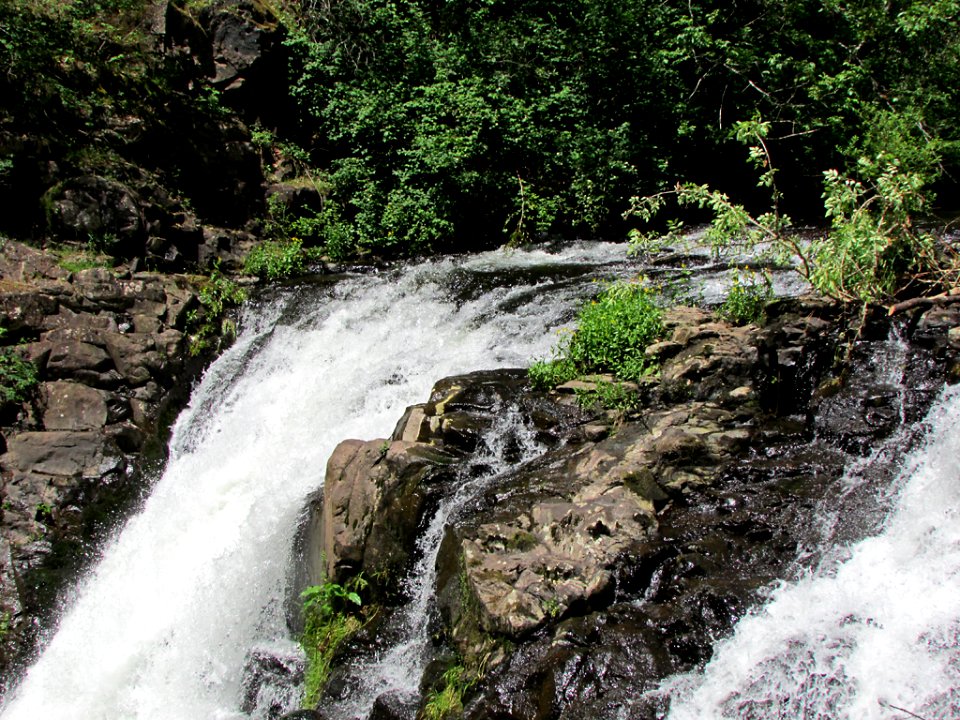 Moulton Falls Park at Lewis River in WA
