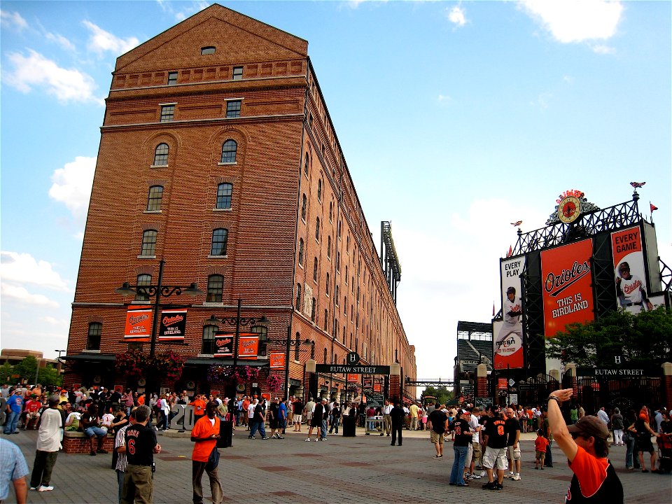 Entering Camden Yards