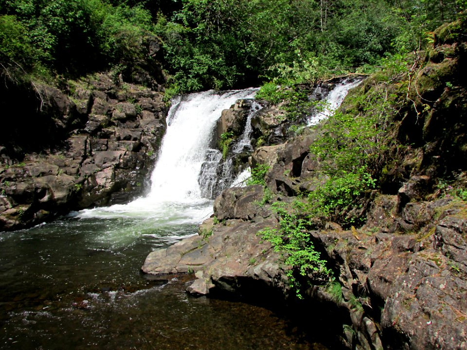 Moulton Falls Park at Lewis River in WA
