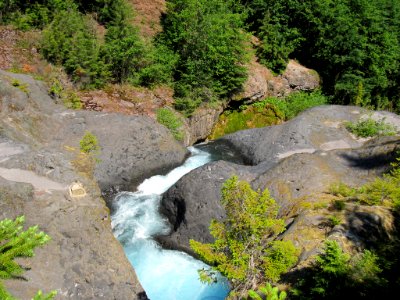 Lava Canyon Trail in Washington photo