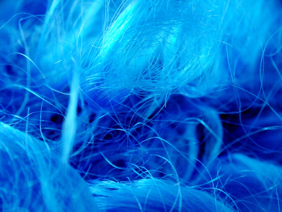 Close up carnival fibers