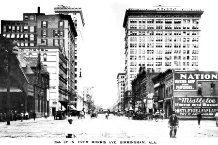 20th Street North, c.1910, Birmingham, Alabama