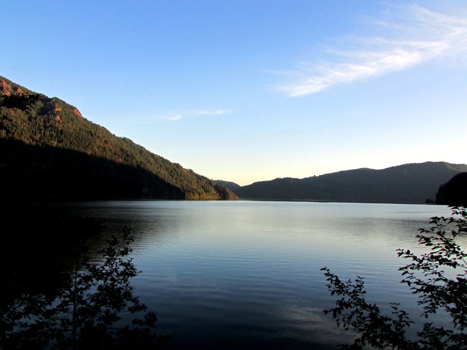Lake Crescent at Olympic NP in WA