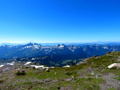 Skyline Trail at Mt. Rainier NP in WA photo