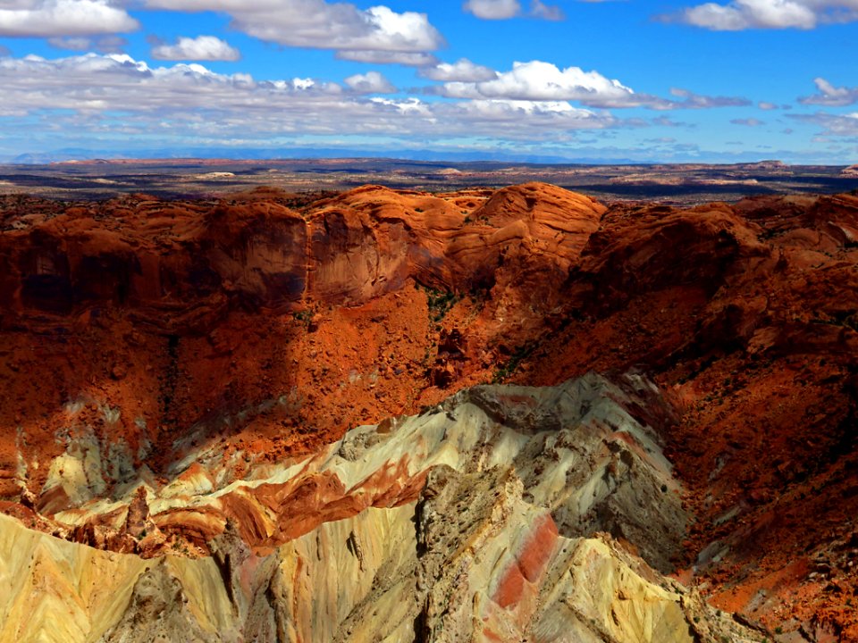 Upheaval Dome at Canyonlands NP in Utah