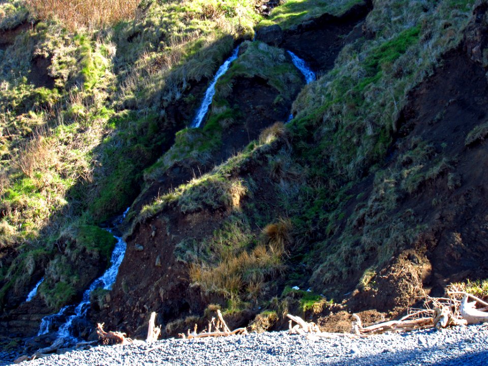 Waterfall at Pacific Coast in OR
