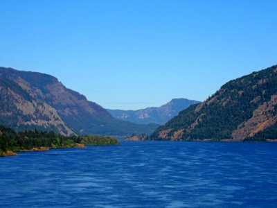 Mitchell Point at Columbia River Gorge in OR
